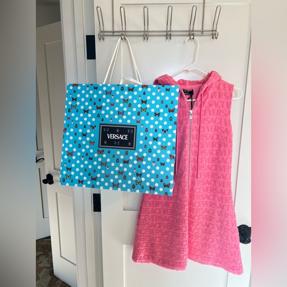 Dua Lipa x Versace Allover Towel Dress | size 42 - Picture 14 of 16